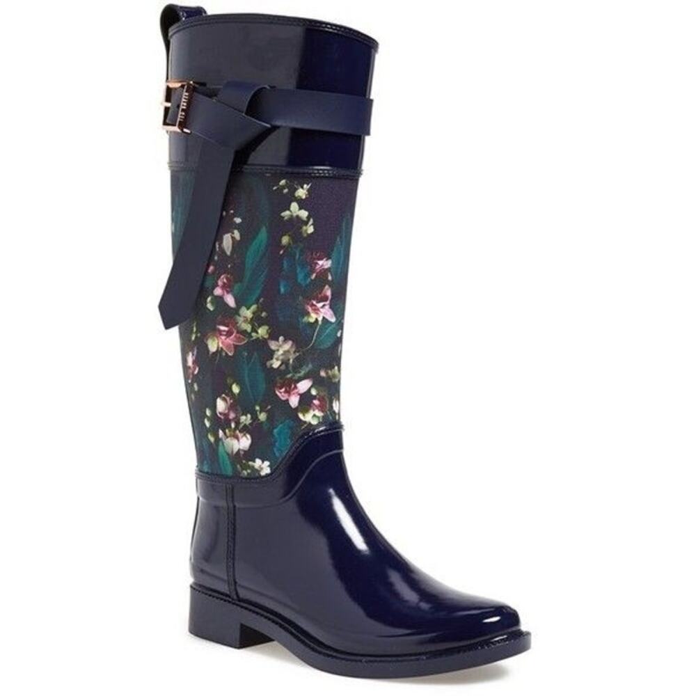 Ted Baker London Hampto Waterproof Rubber Rain Boots 8